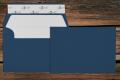 [16409290] Briefhüllen mit Seidenfutter C6 114x162 mm Haftklebend Jeans gerippt 100 g/qm